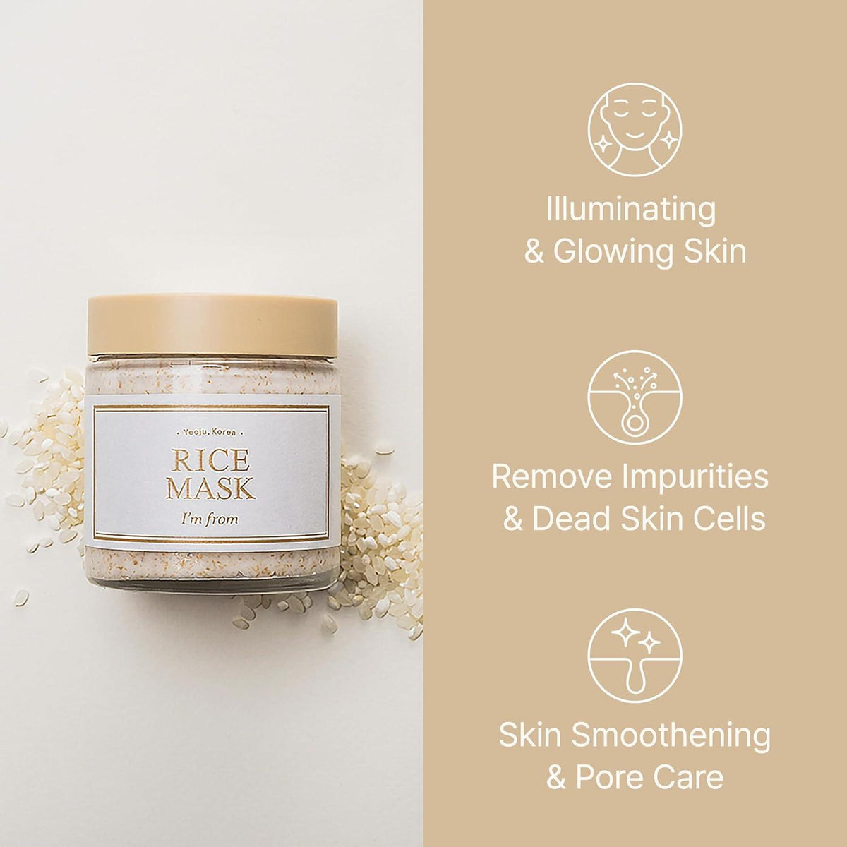 [ImFrom] Rice Mask 110g