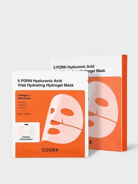 5 PDRN Hyaluronic Acid Vital Hydrating Hydrogel Mask 3ea