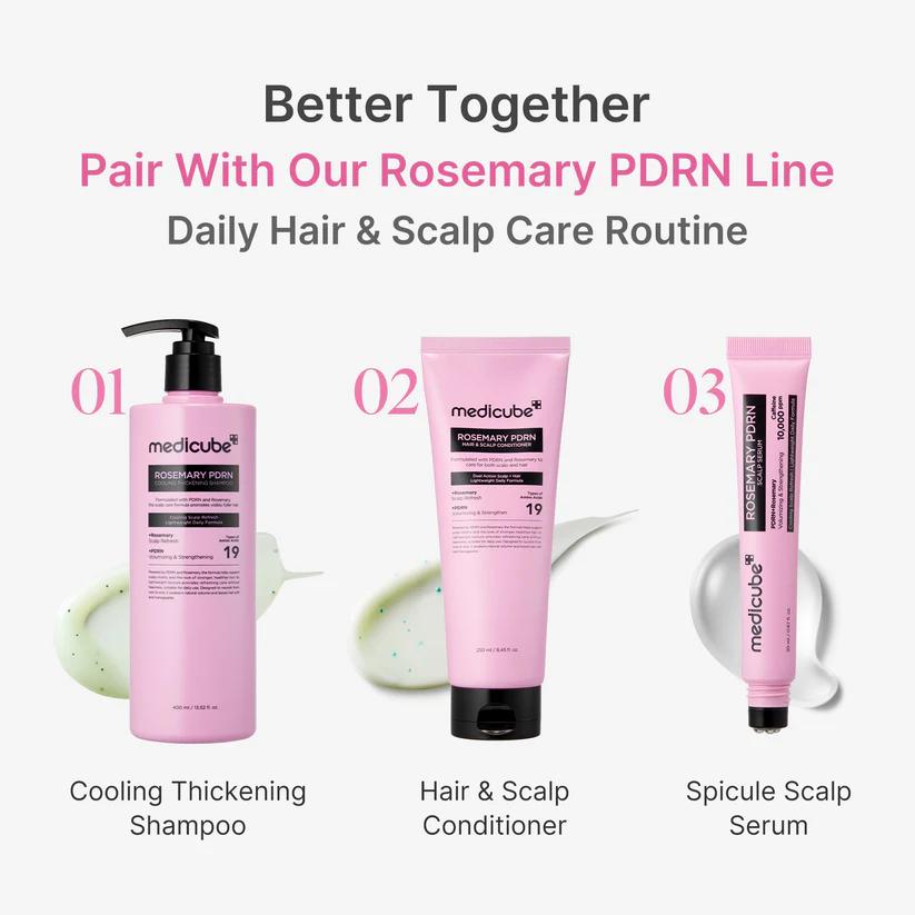 [Medicube] Rosemary PDRN Cooling Thickening Shampoo 400ml